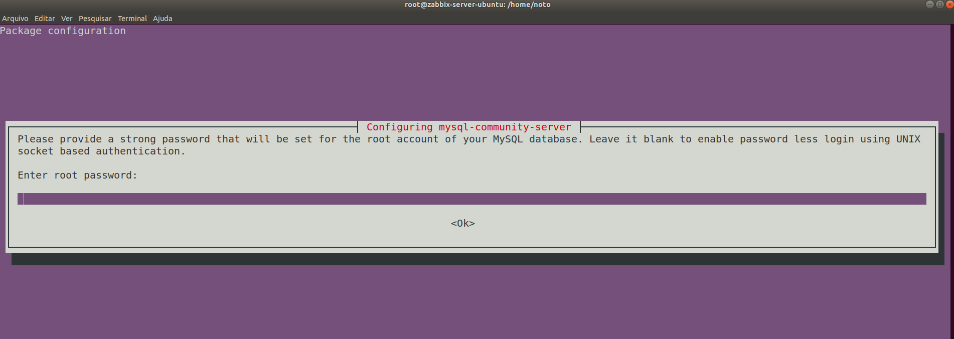Tutorial Zabbix Ubuntu Nginx